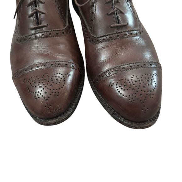 Alden Dress Shoes 913 Straight Tip Inner Vane Color Brown US 12 A/C - Picture 8 of 10